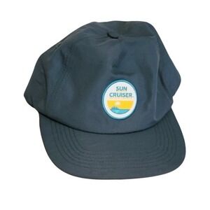 Sun Cruiser Patch Baseball Cap Blue Adjustable Strap Outdoor Adventure